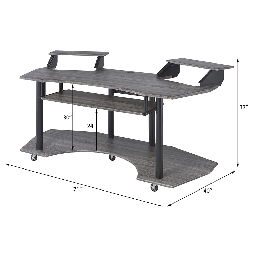 71" Music Studio Desk 8