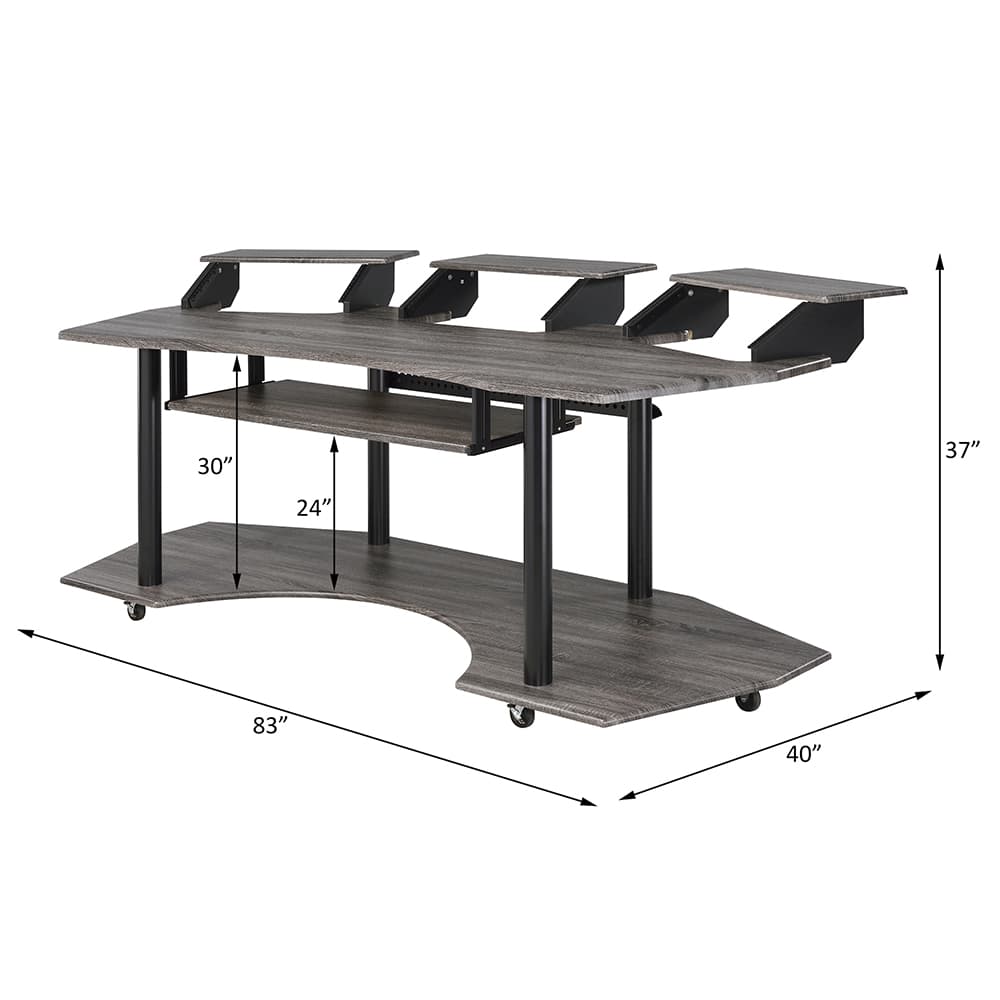 83" Music Studio Desk 8