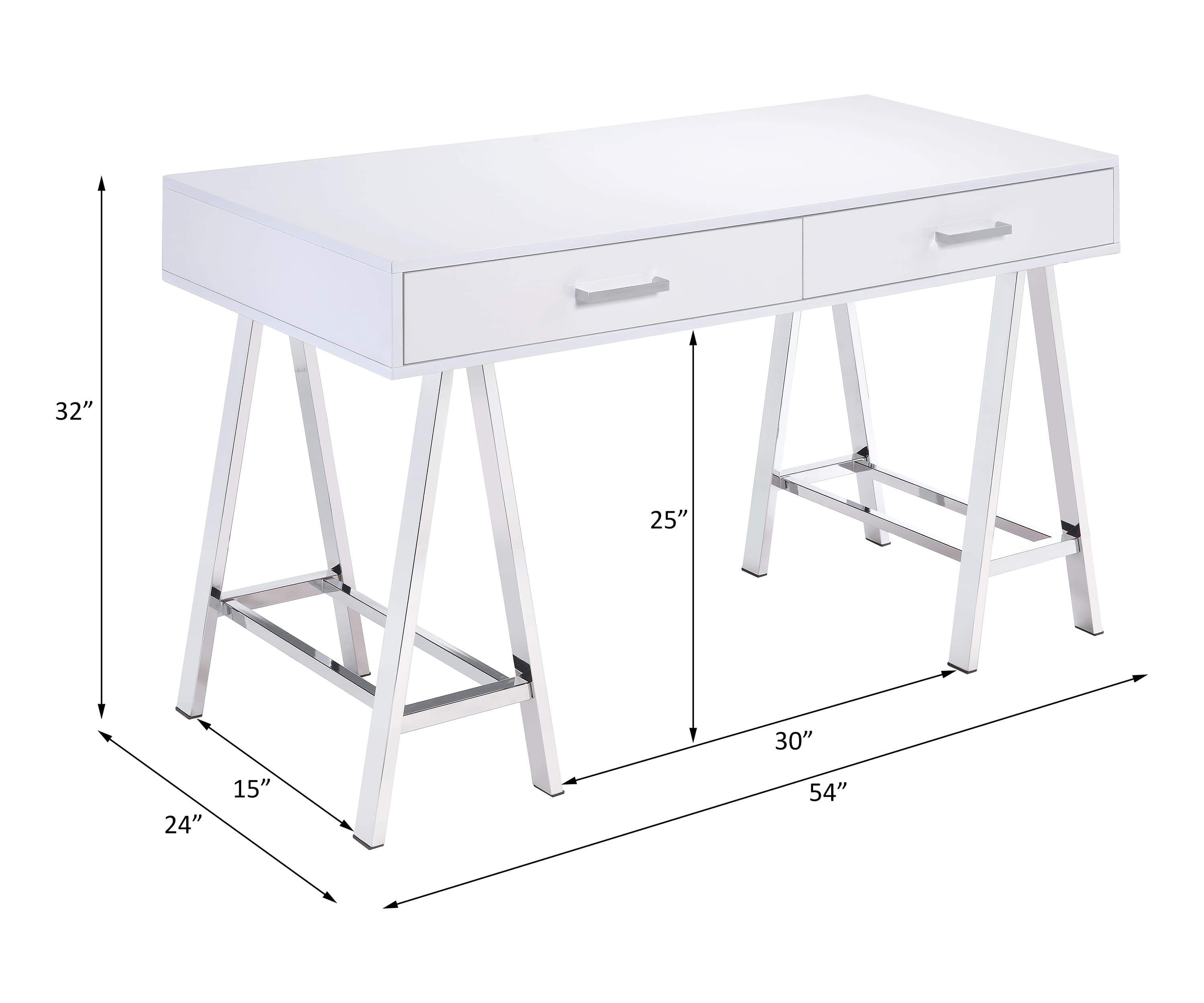 Writing Desk W/USB Port 4