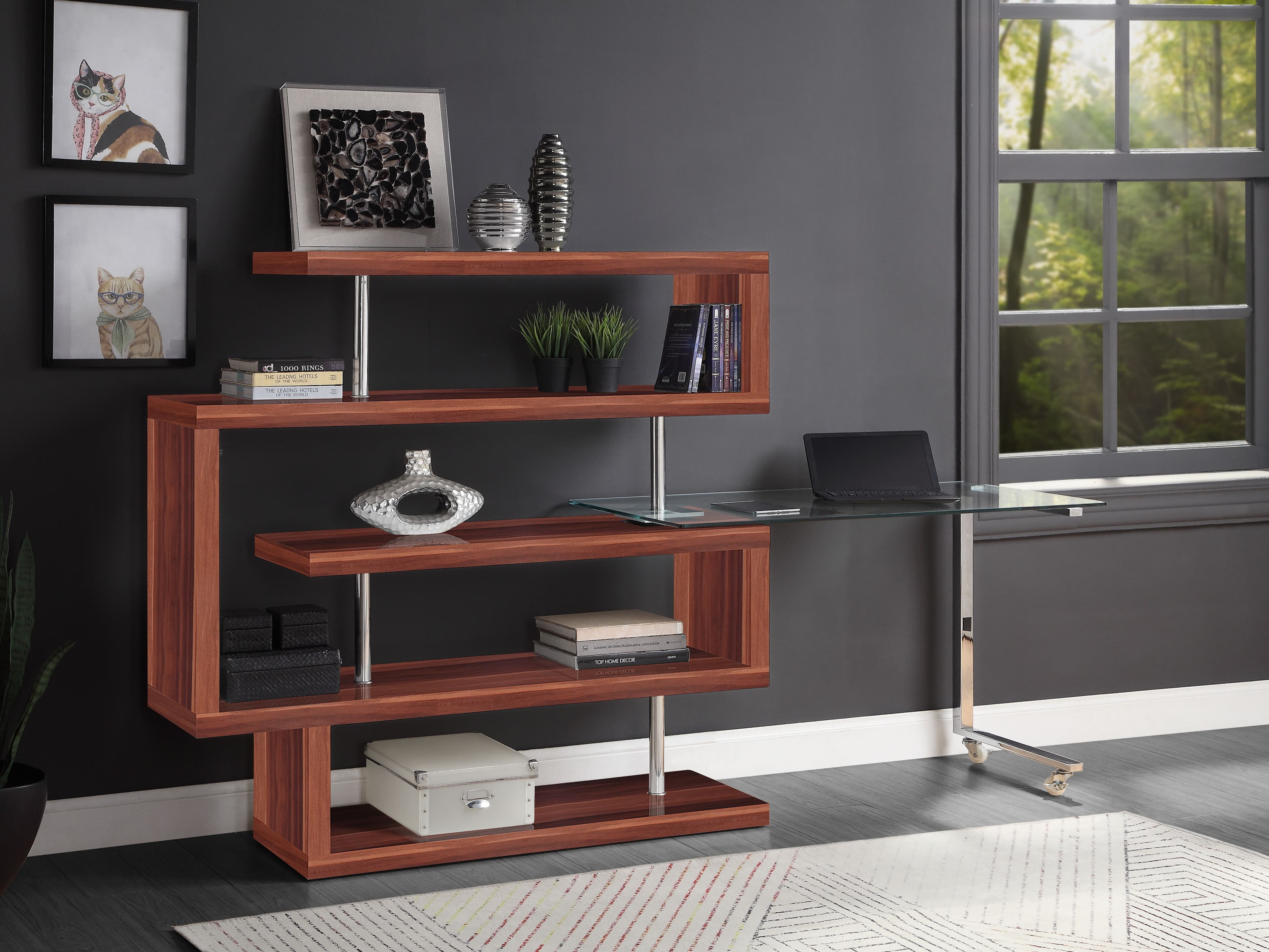 Writing Desk W/BookShelf 7
