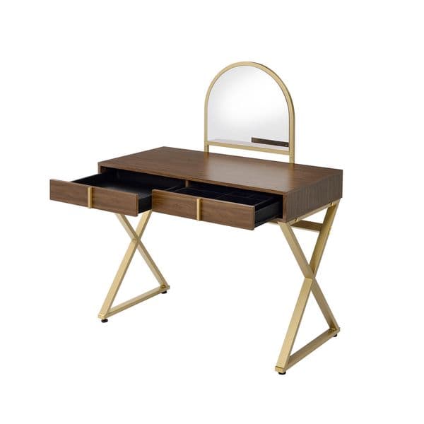 Vanity Desk W/Mirror & Jewelry Tray 5