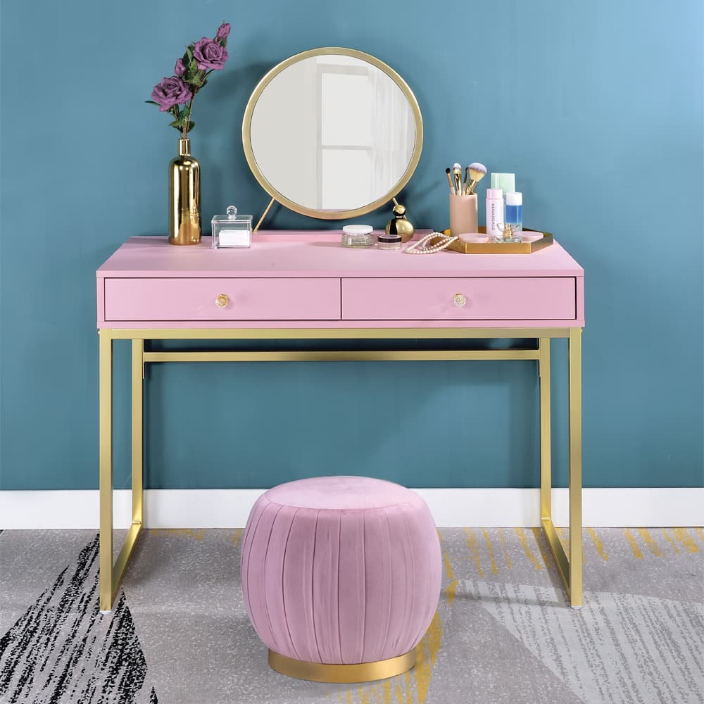 Vanity Desk W/Mirror & Jewelry Tray 6