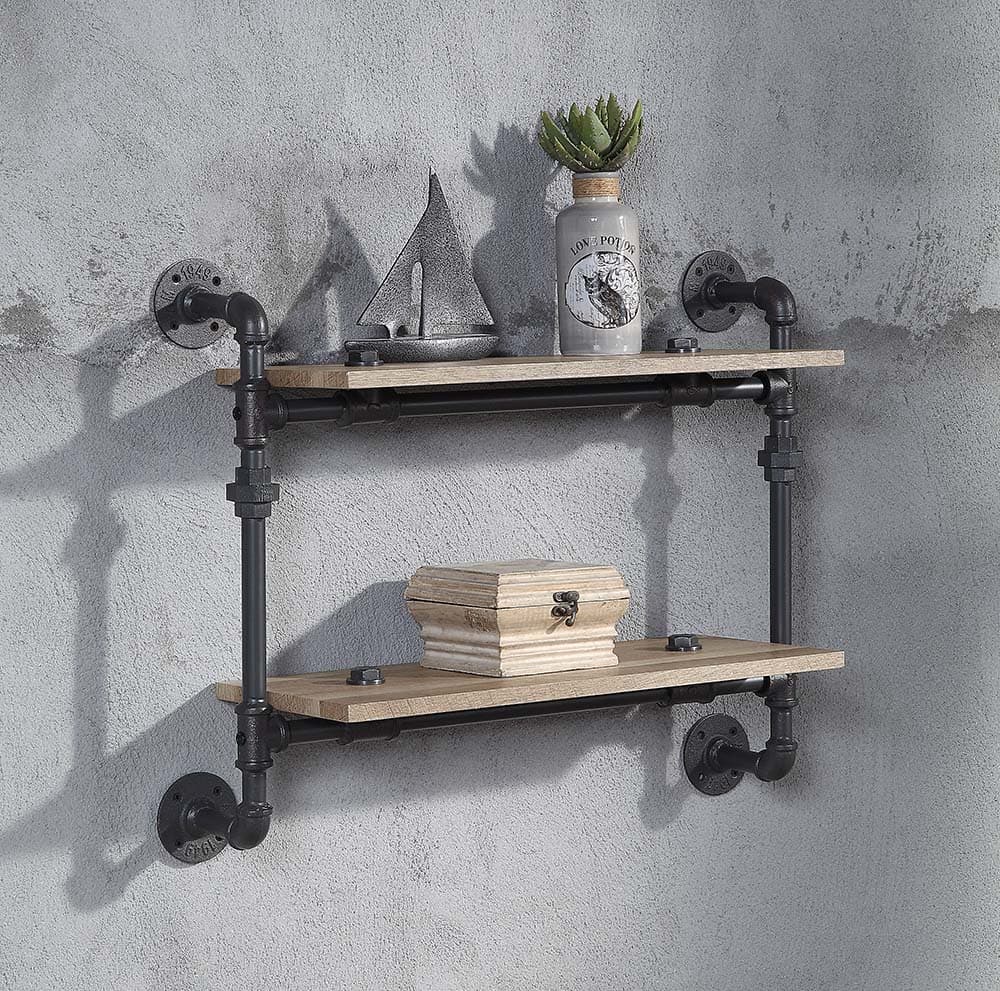 Wall Rack W/2 Shelves