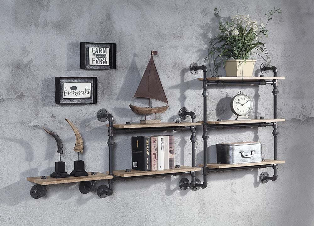 Wall Rack W/3 Shelves 4