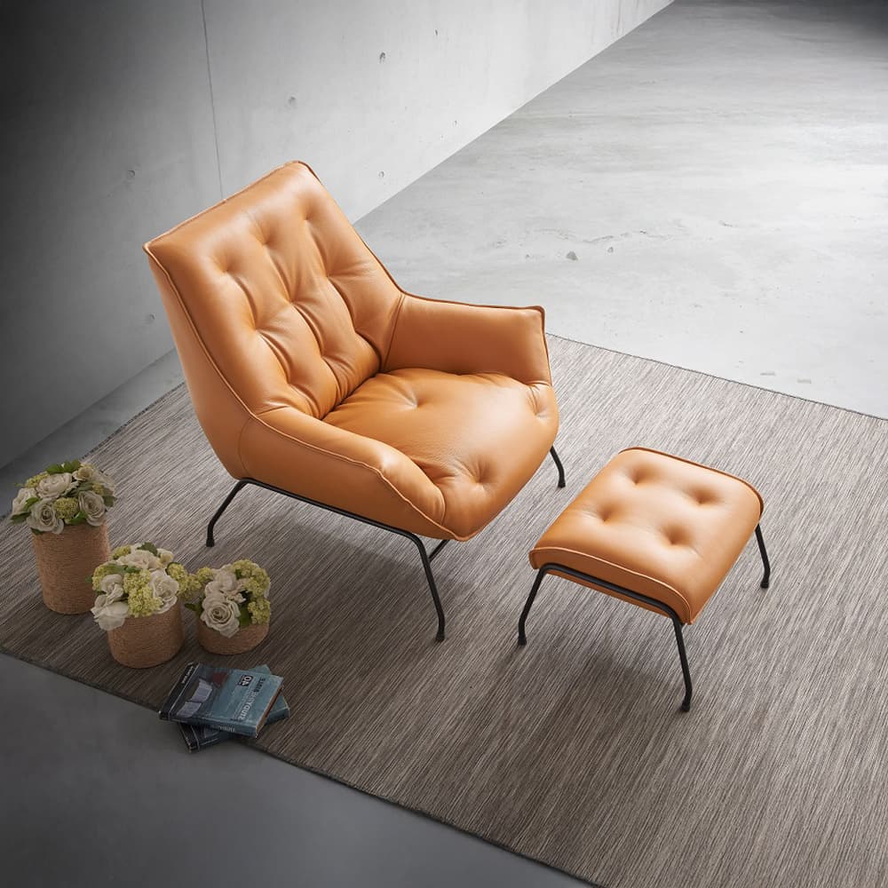 Accent Chair & Ottoman 8