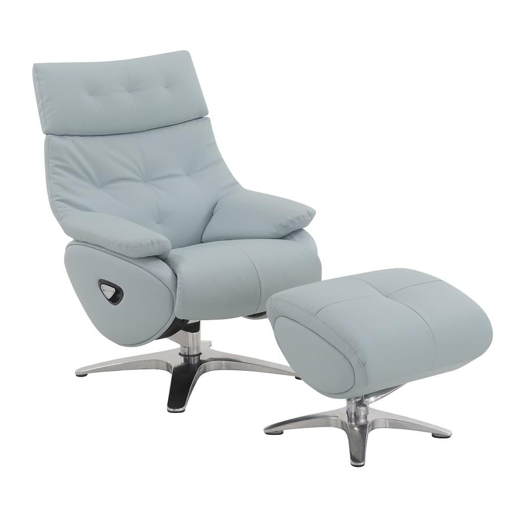 Accent Chair W/Swivel & Ottoman 2
