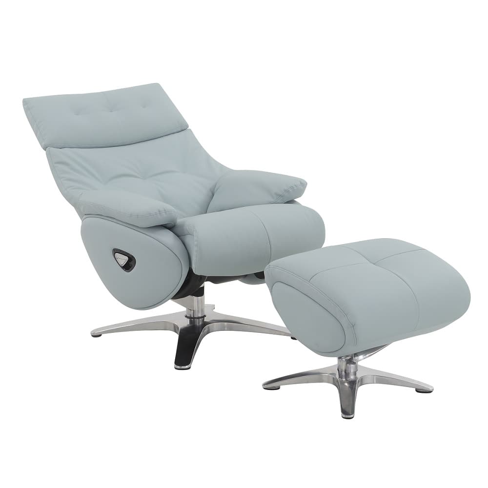 Accent Chair W/Swivel & Ottoman 6