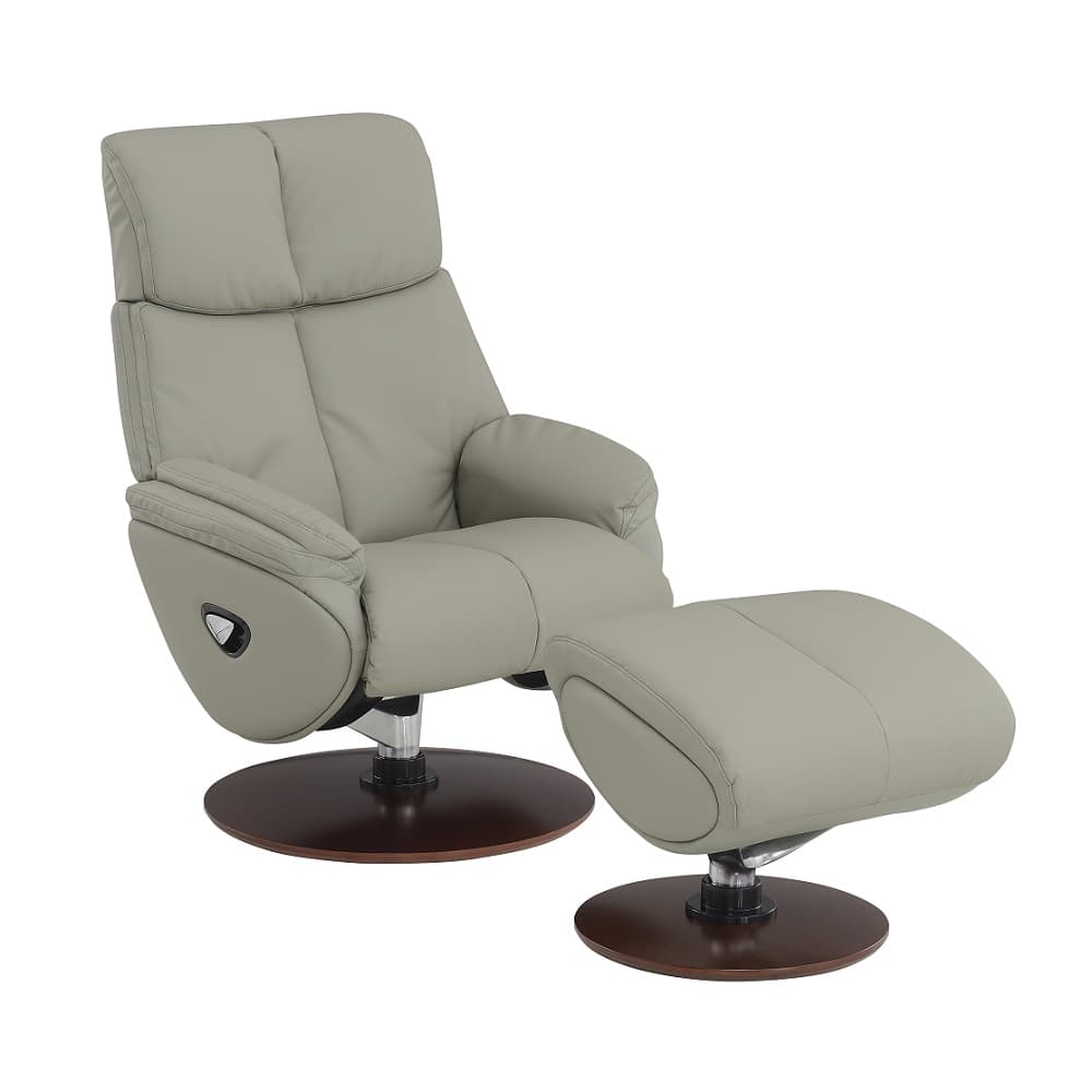 Accent Chair W/Swivel & Ottoman 2