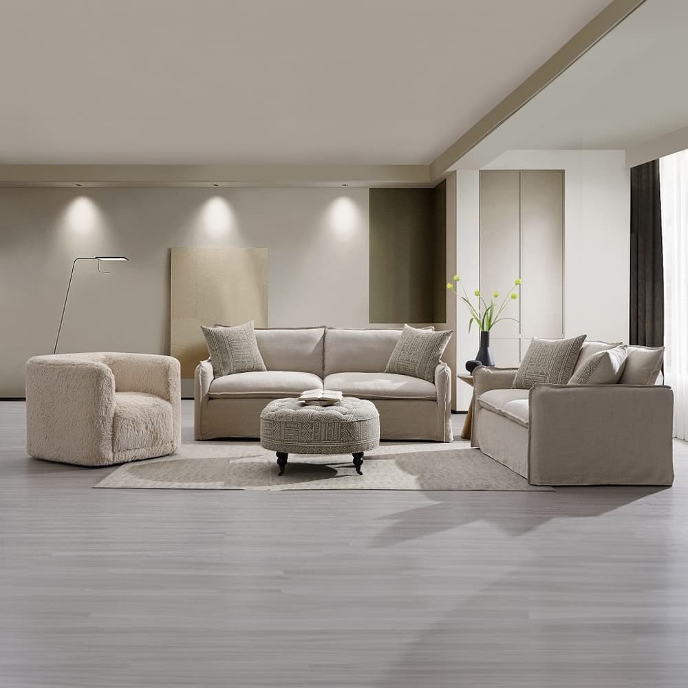 Ottoman W/Casters 7