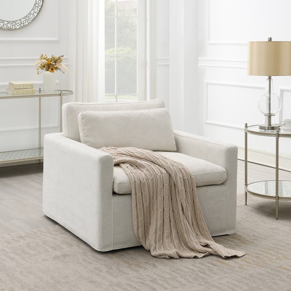Swivel Chair W/Pillow