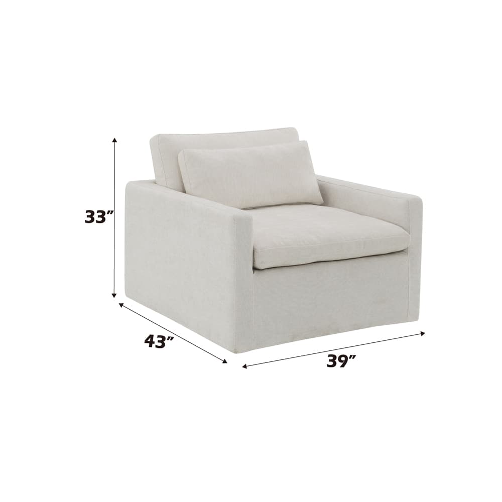 Swivel Chair W/Pillow 7