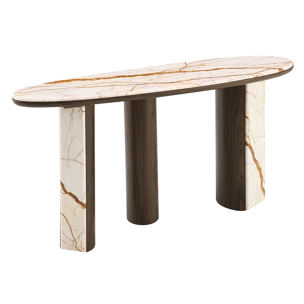Console Table W/Marble Top 2