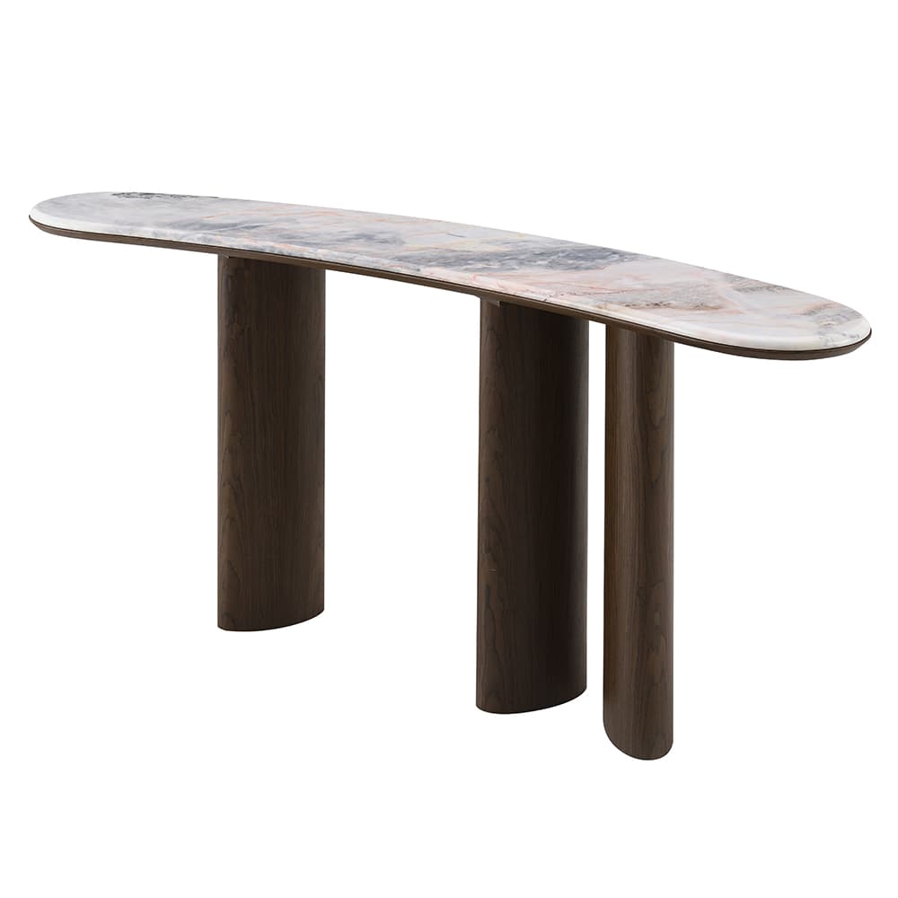 Console Table W/Natural Marble 2