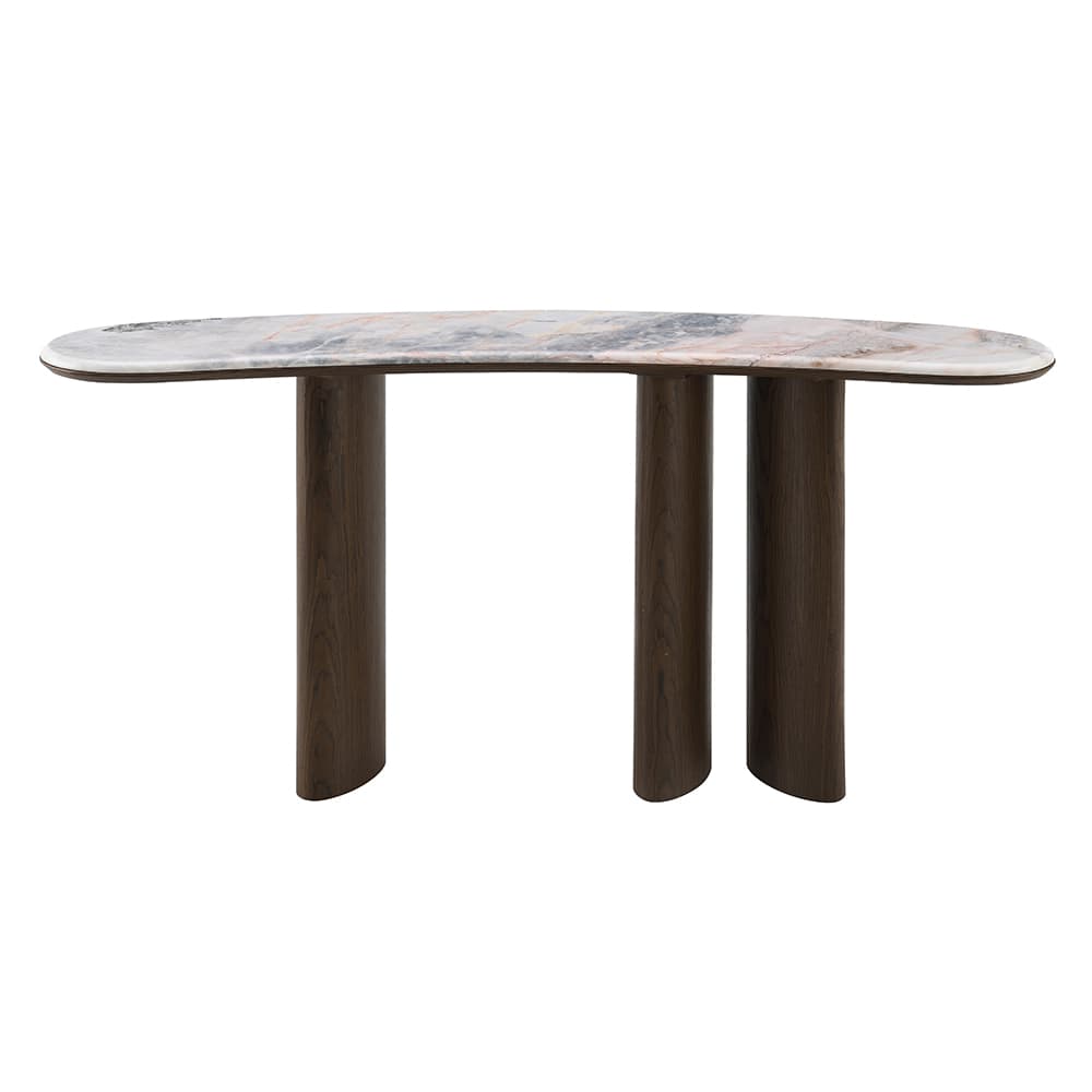 Console Table W/Natural Marble 3