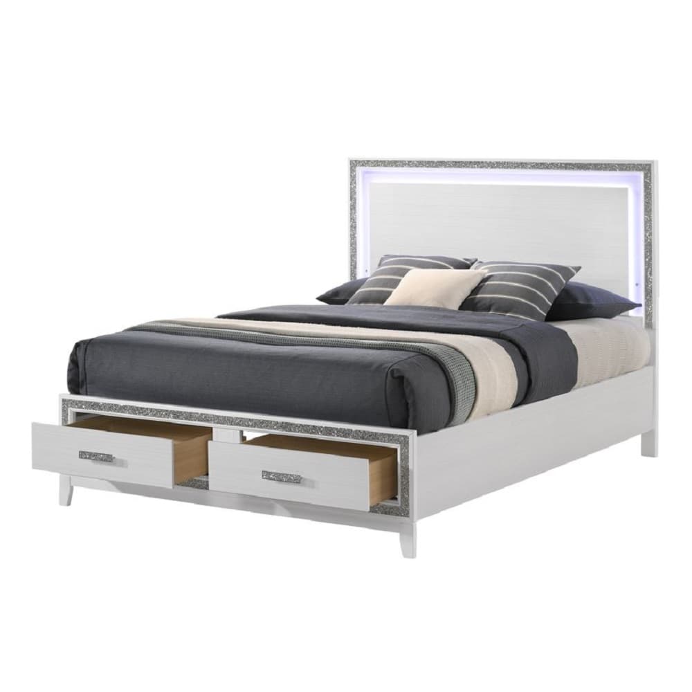 Eastern King Bed W/Storage 6