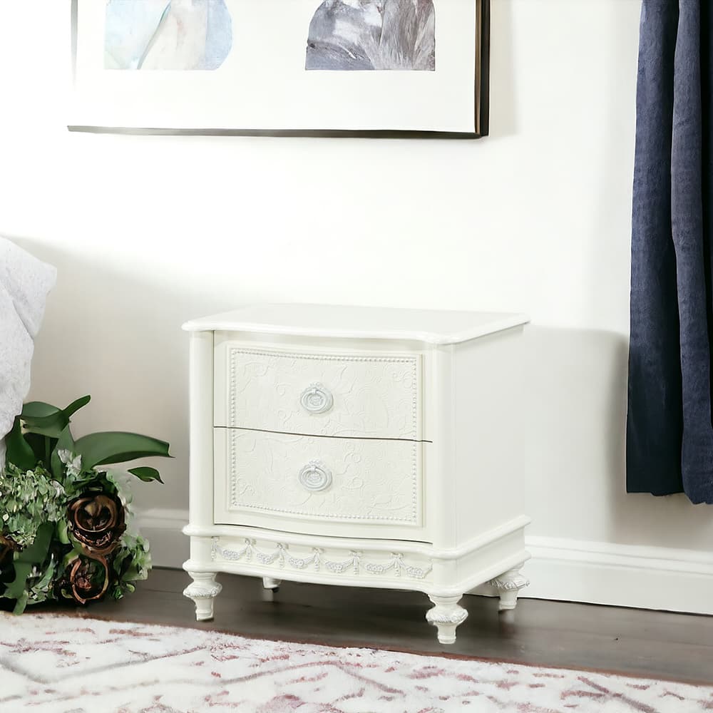 Nightstand W/2 Drawers 6
