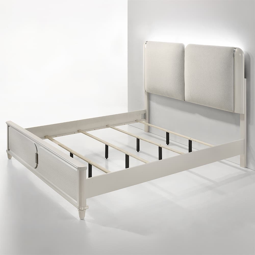 Queen Bed W/LED 2