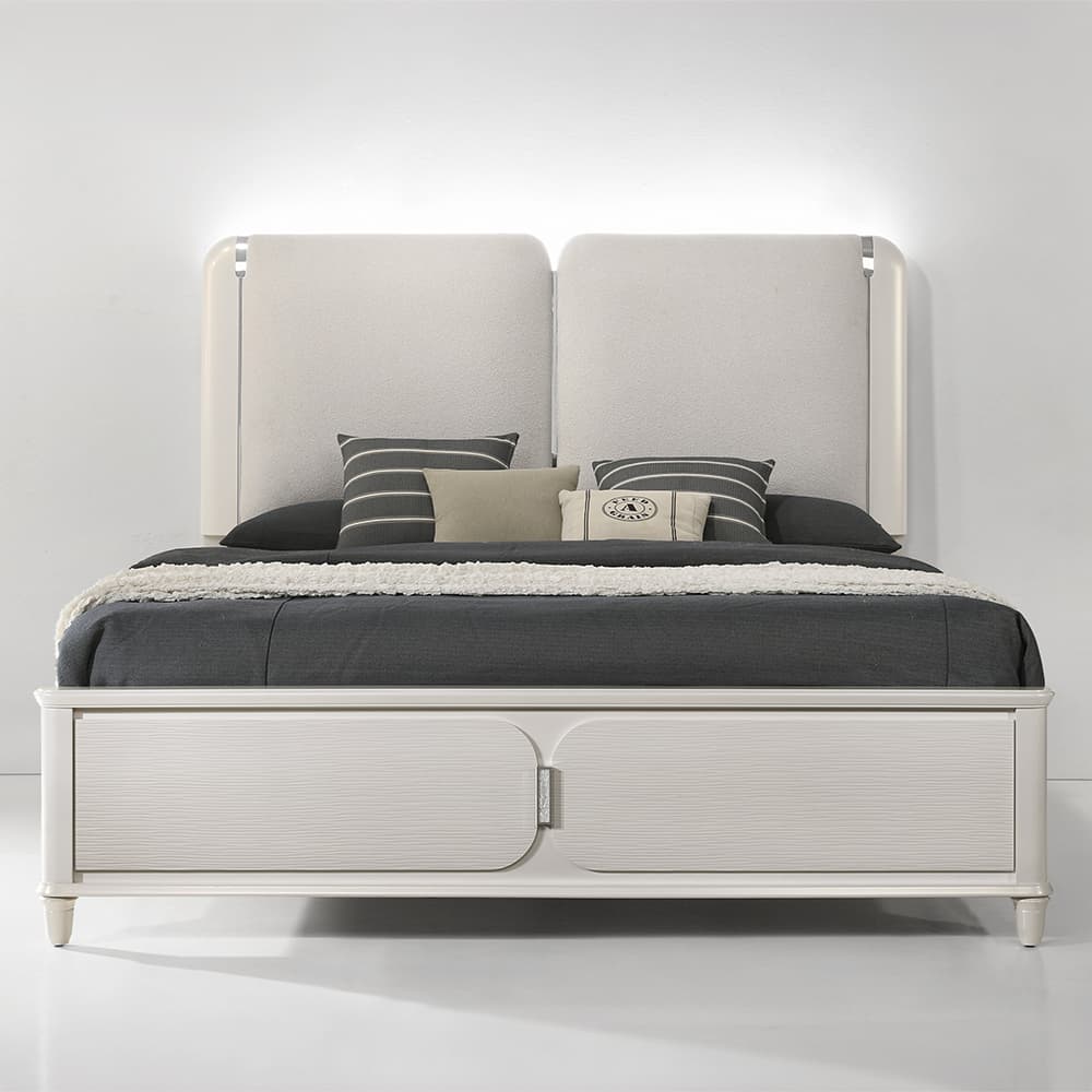 Queen Bed W/LED 3