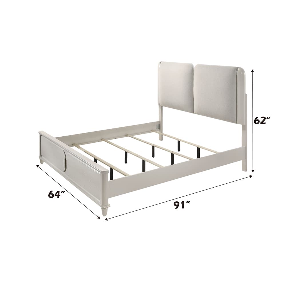 Queen Bed W/LED 6