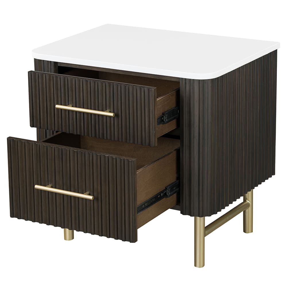 Nightstand W/Marble Top 7