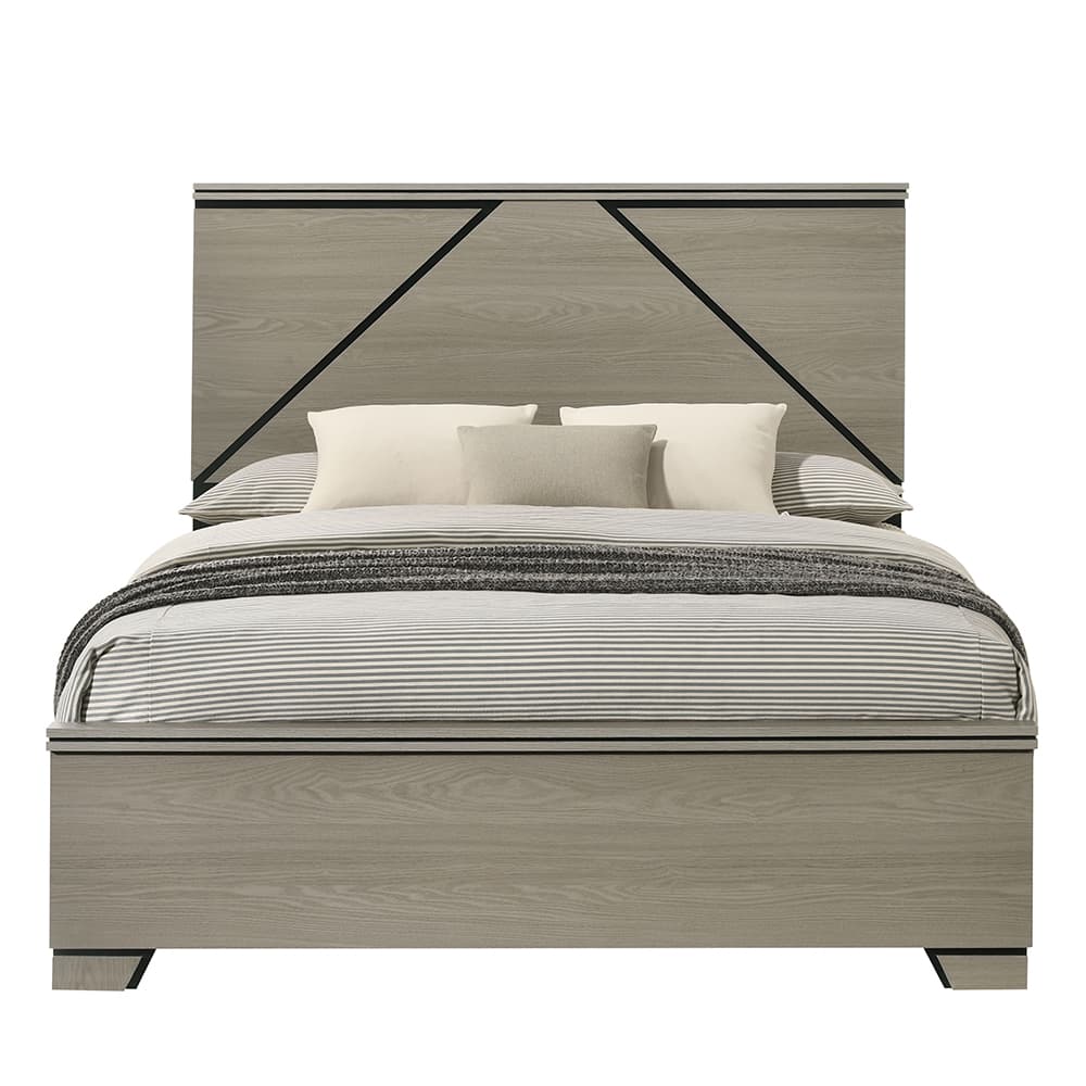 Queen Bed W/LED 3