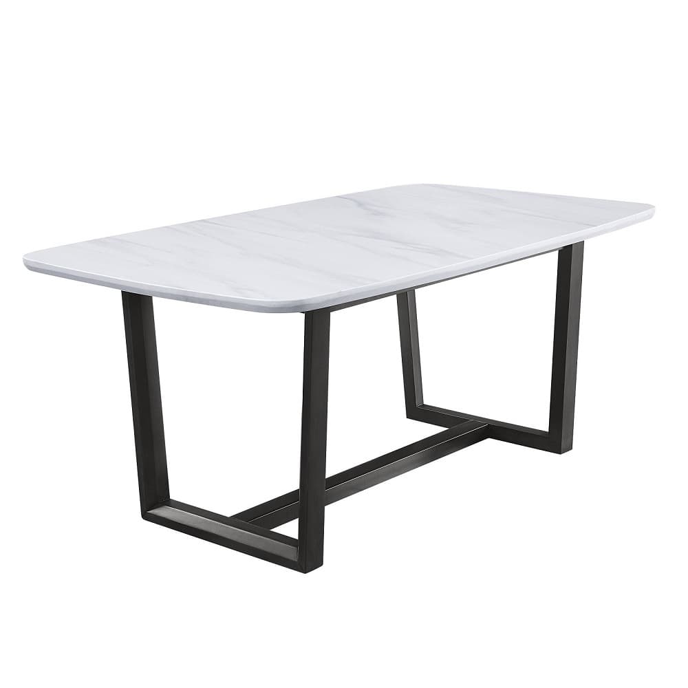 Dining Table W/Natrual Marble Top 2