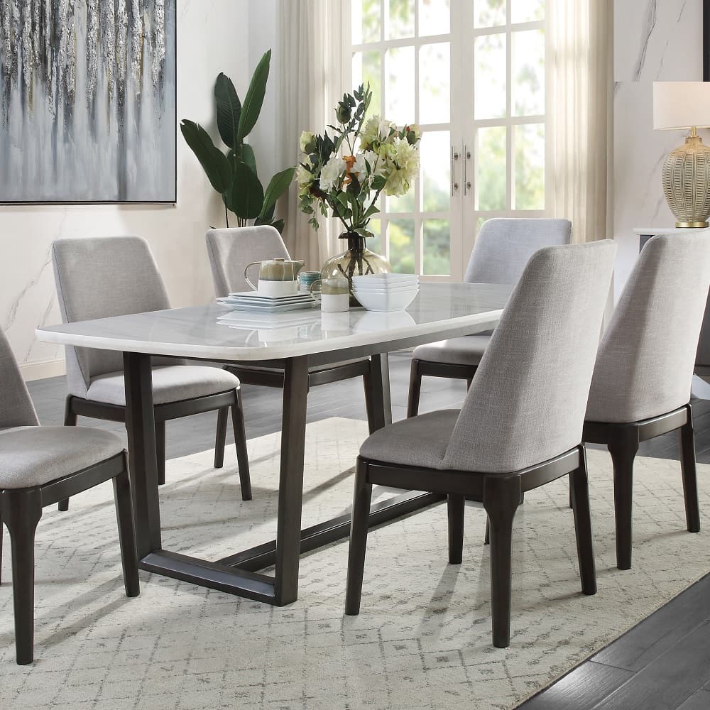 Dining Table W/Natrual Marble Top