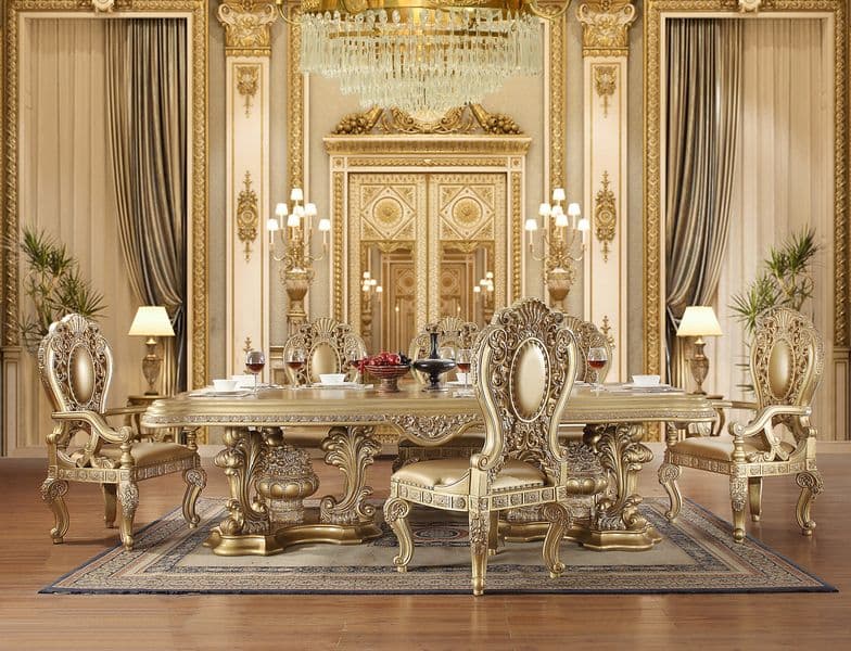 Dining Table W/Pedestal Base 2