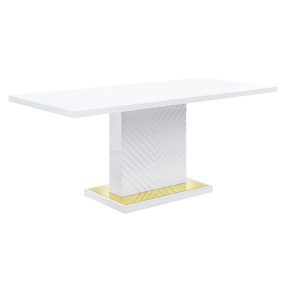 Dining Table W/Pedestal Base 2