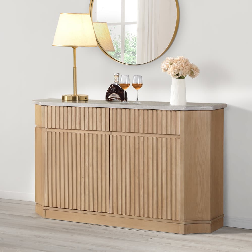 Server W/Natrual Marble Top