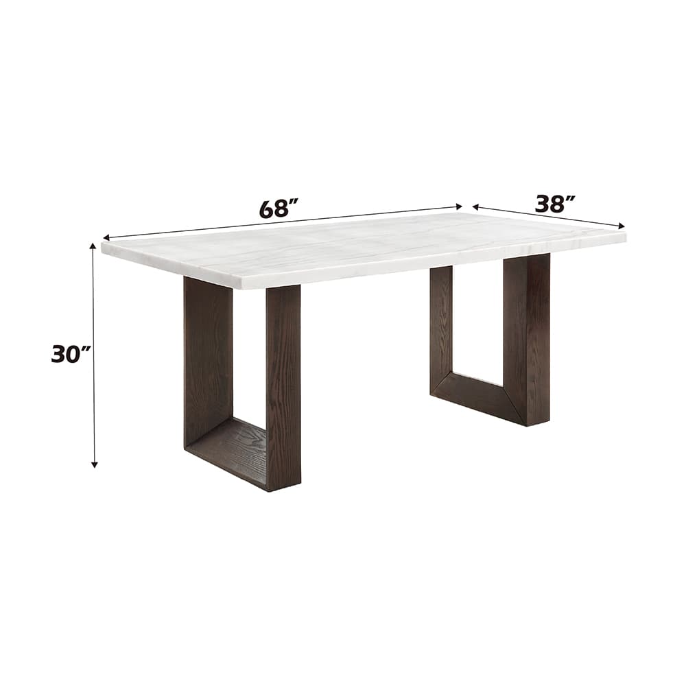 Dining Table W/Natrual Marble Top 7