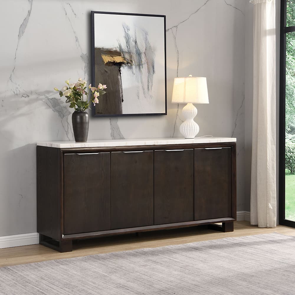 Server W/Natrual Marble Top
