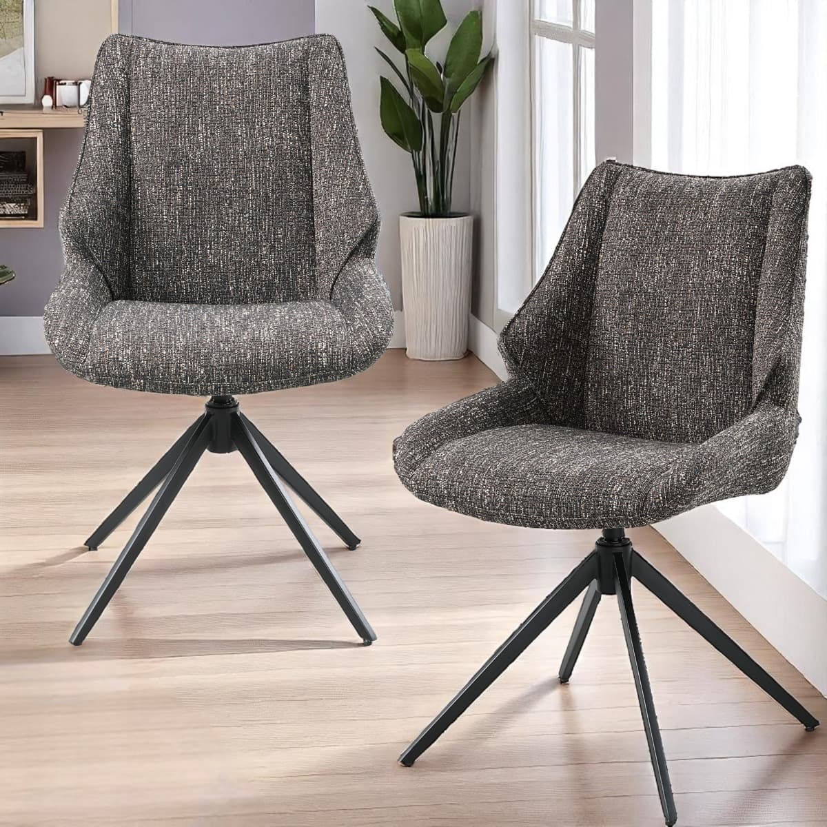 Side Chair WSwivel (Set-2) 10