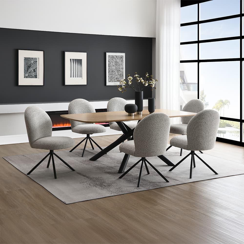 Side Chair W/Swivel (Set-2) 7