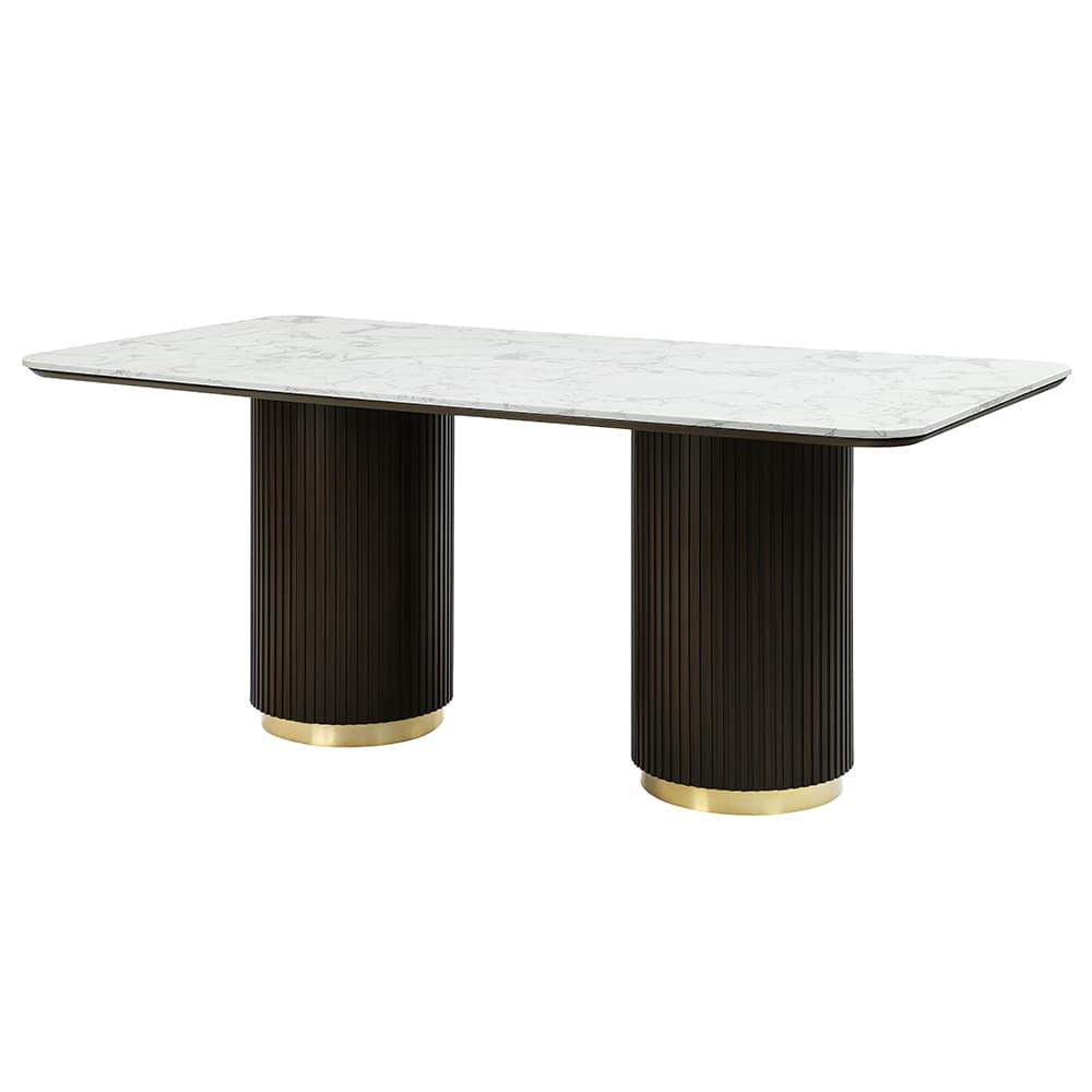 Dining Table W/Marble Top 2