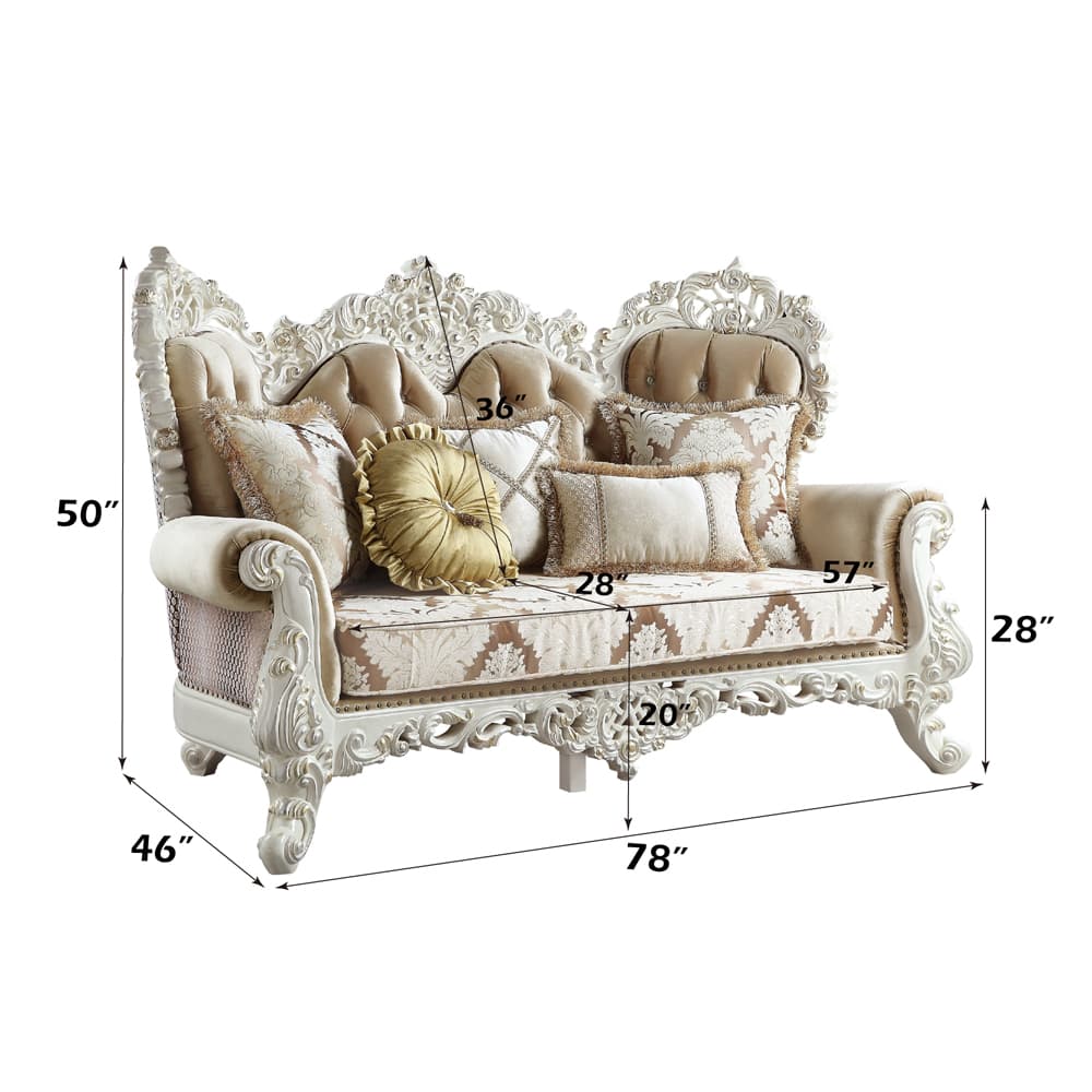 Loveseat W/5 Pillows 7