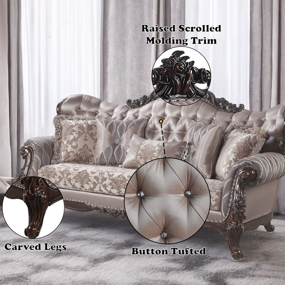 Sofa W/5 Pillows 8