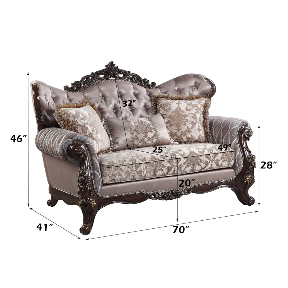 Loveseat W/3 Pillows 5