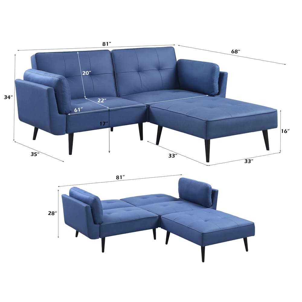 Adjustable Sofa & Ottoman 11