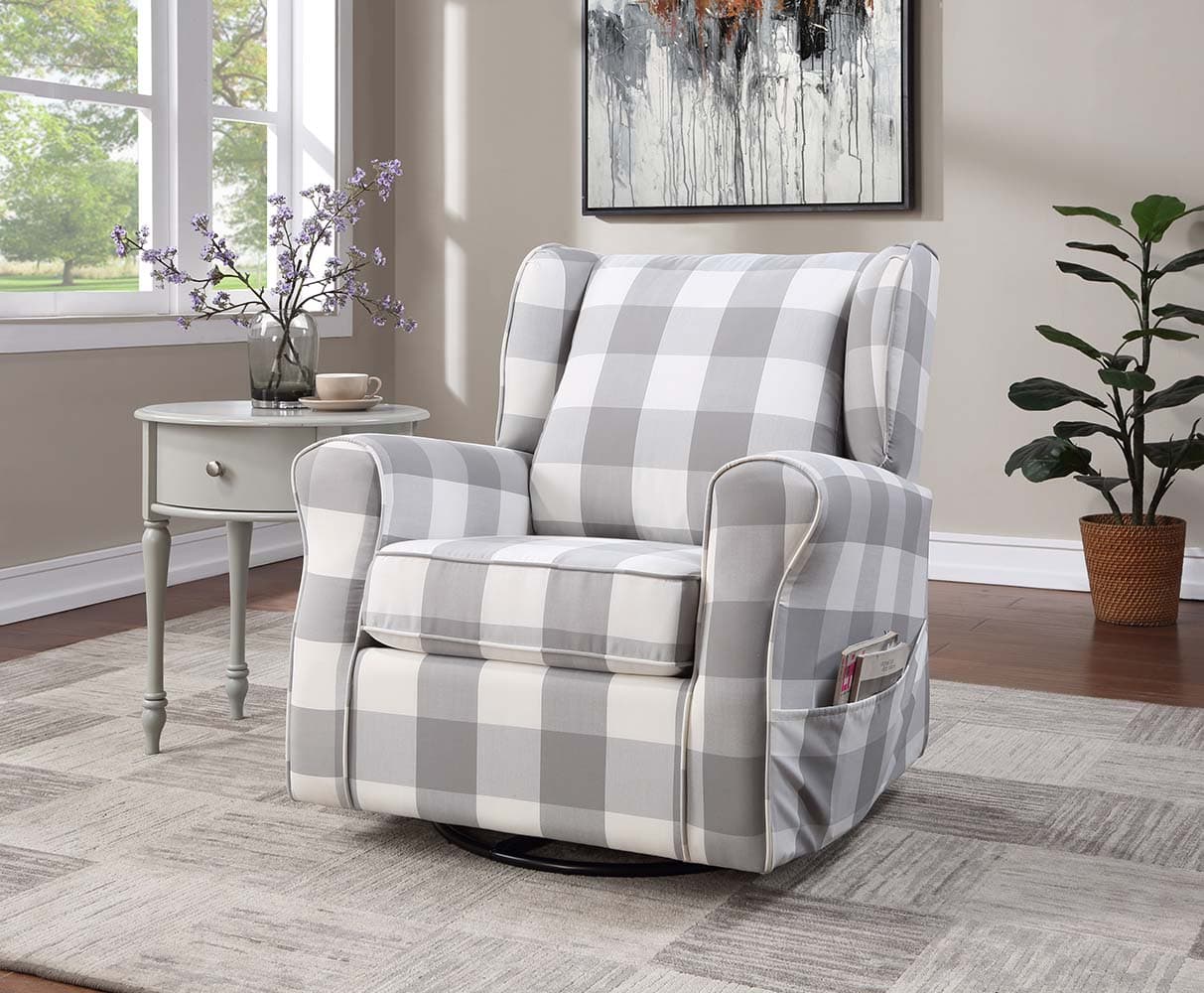 Accent Chair W/Swivel