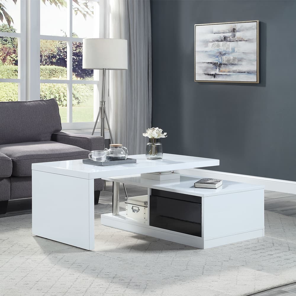 Coffee Table W/Swivel Top 9