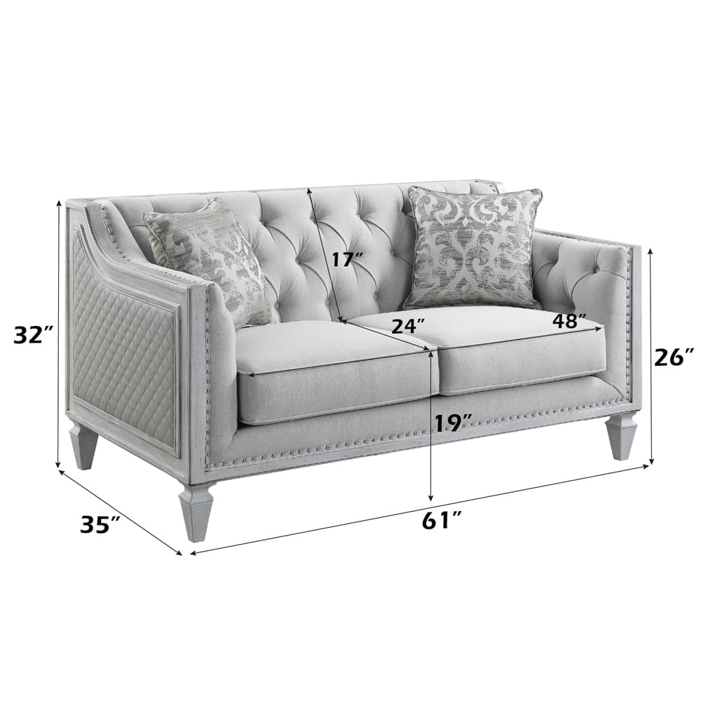 Loveseat W/2 Pillows 9