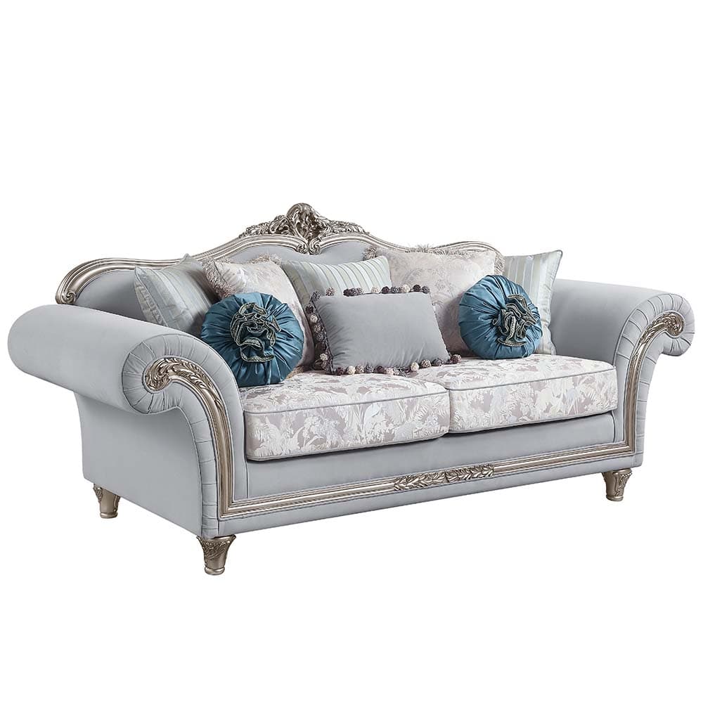 Sofa W/8 Pillows