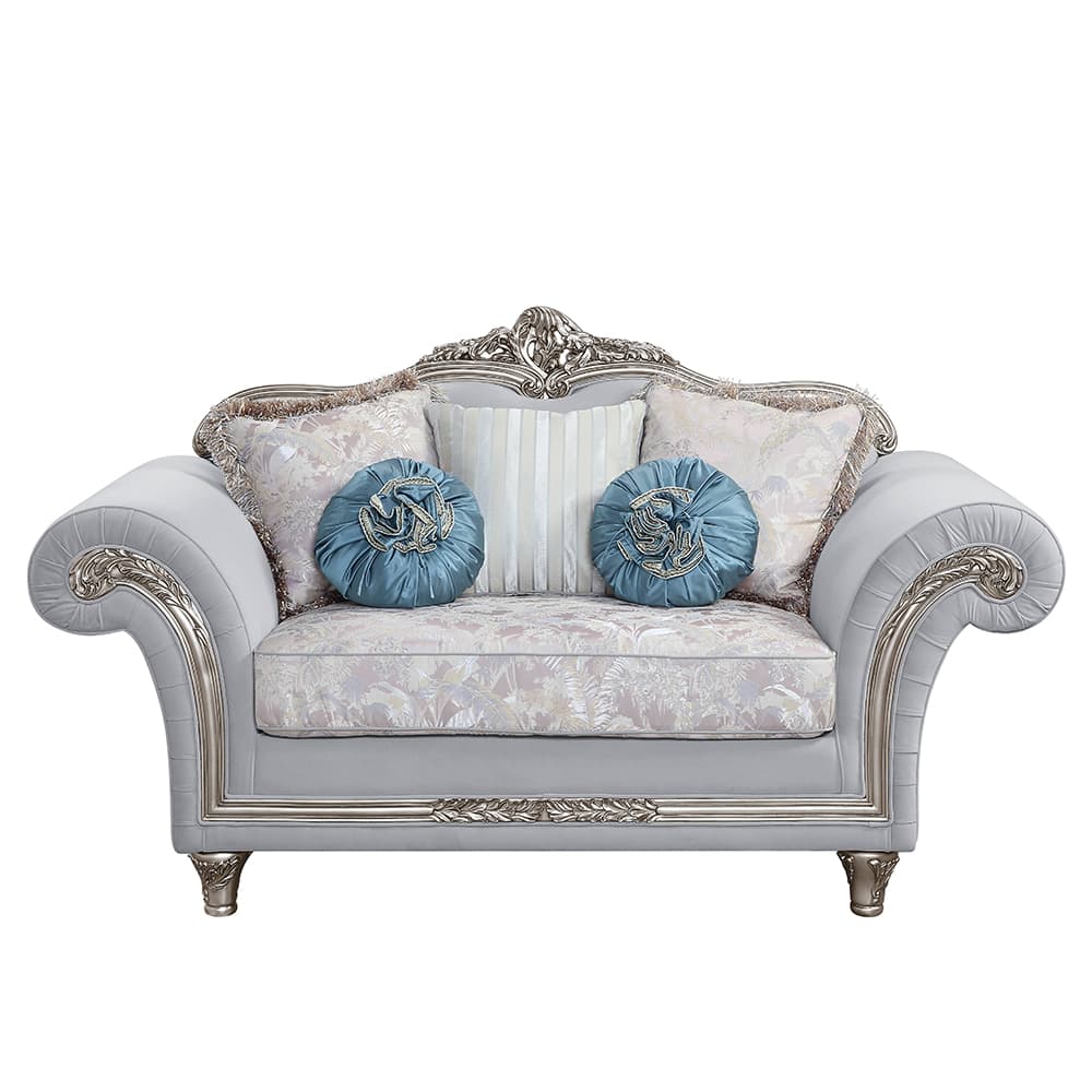 Loveseat W/5 Pillows 3