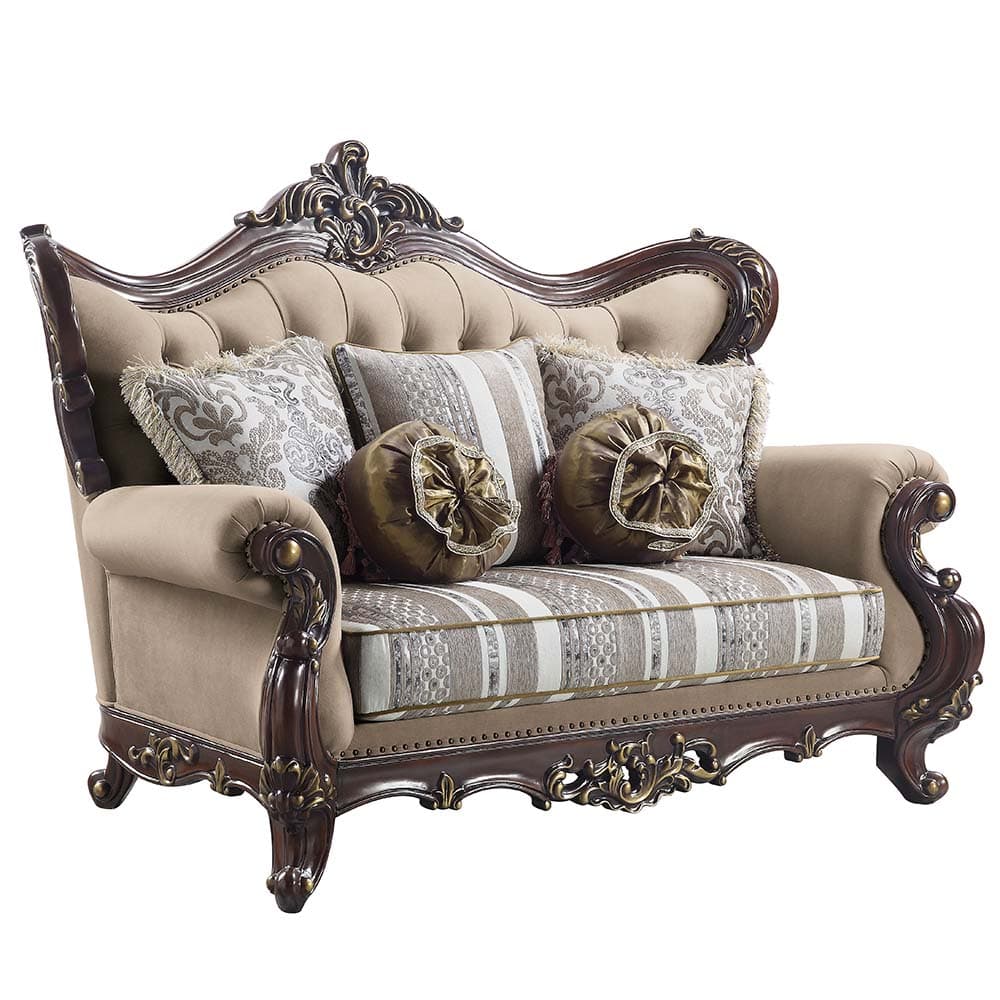 Loveseat W/5 Pillows