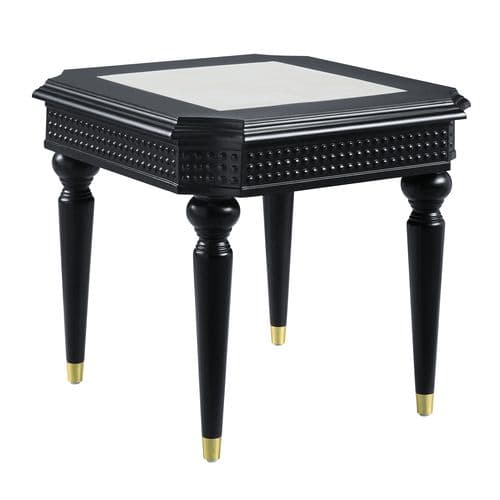 End Table W/Natrual Marble Top 2