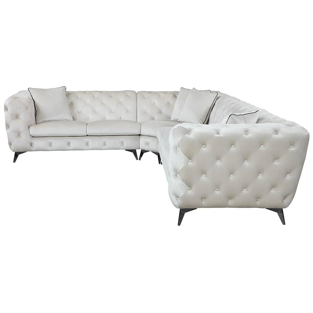 Sectional Sofa W/4 Pillows 4