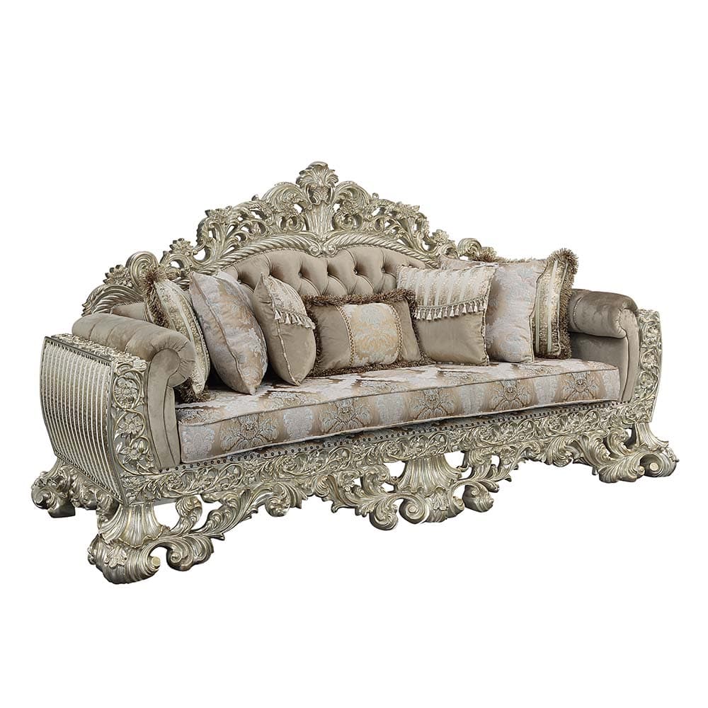 Sofa W/7 Pillows
