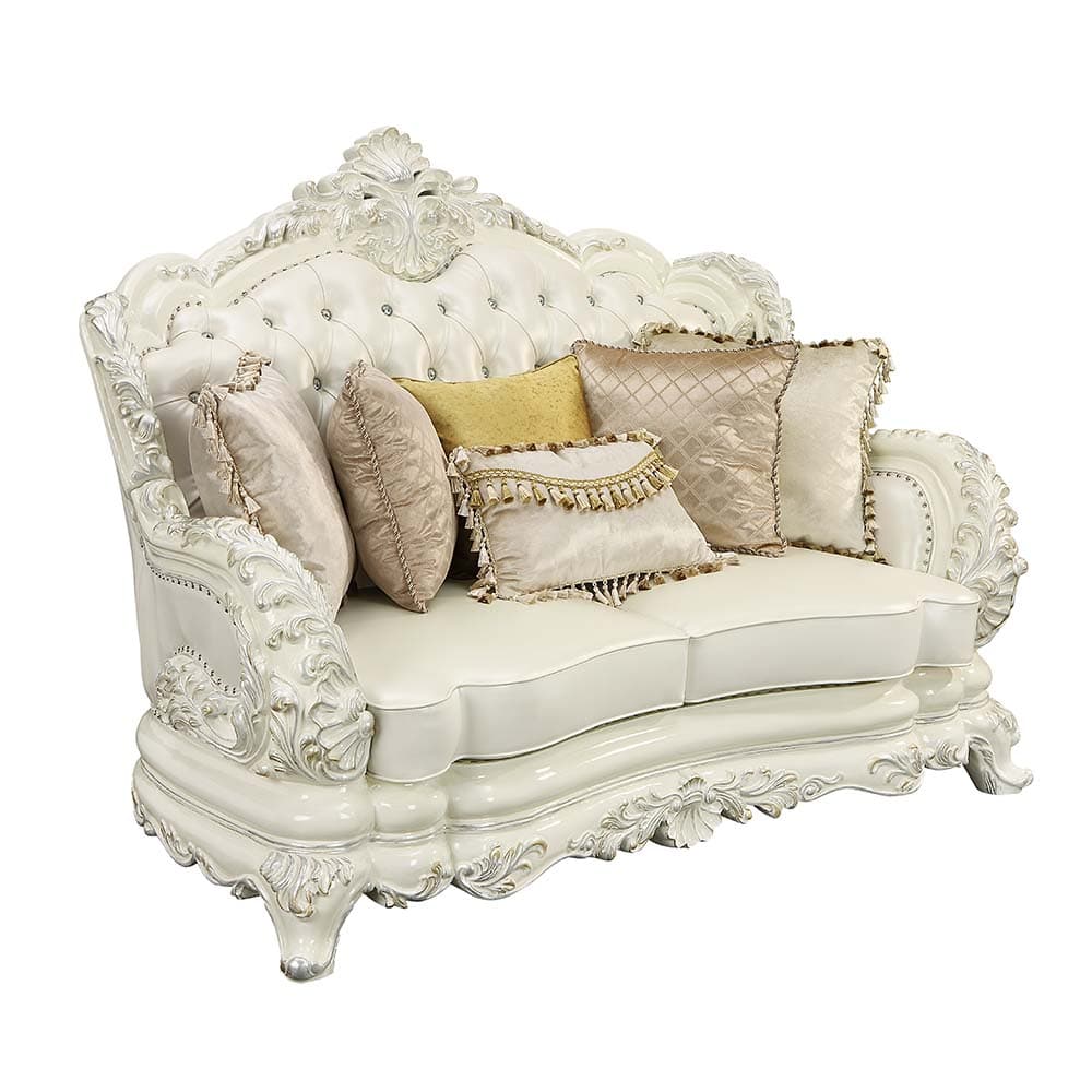Loveseat W/5 Pillows