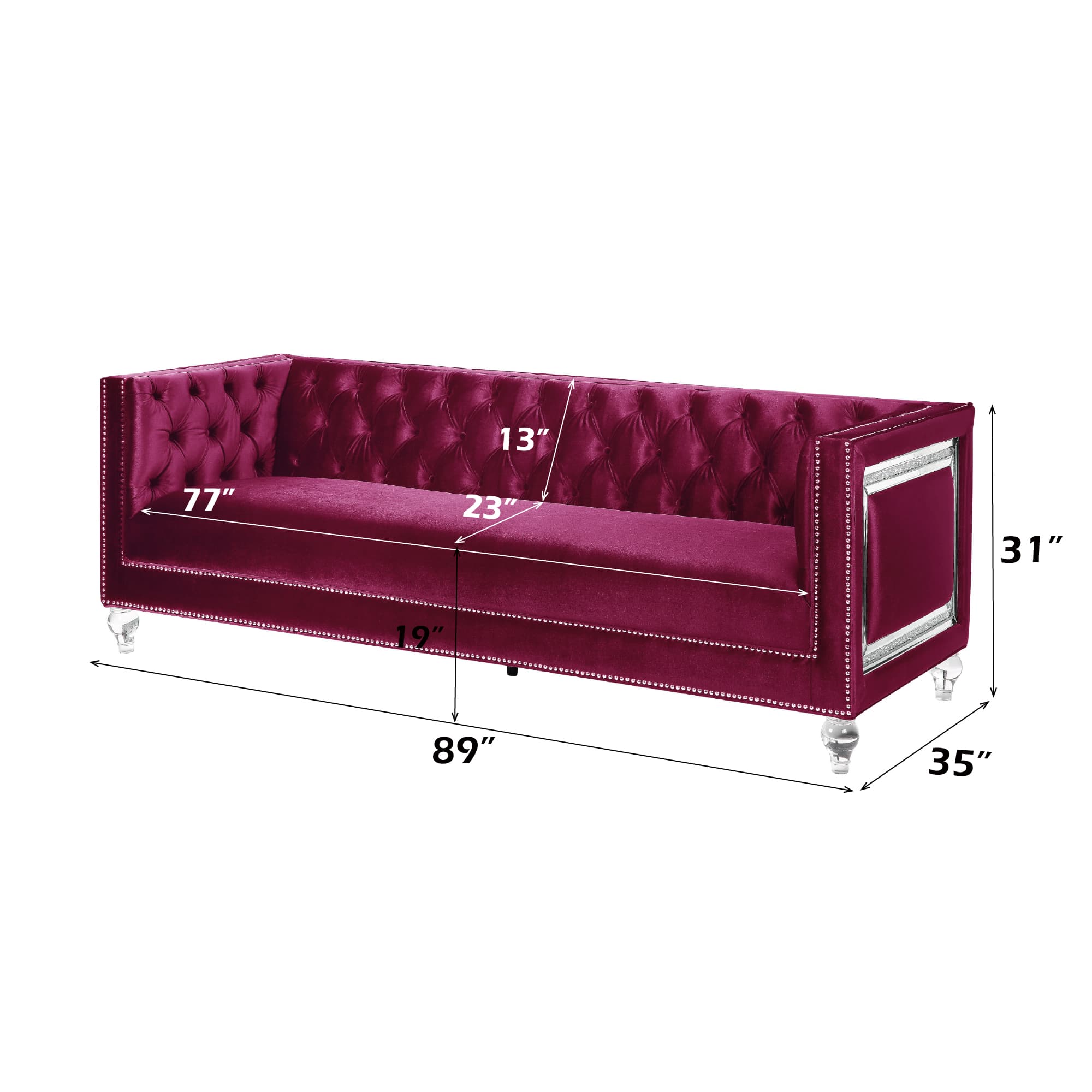 Sofa W/2 Pillows 5